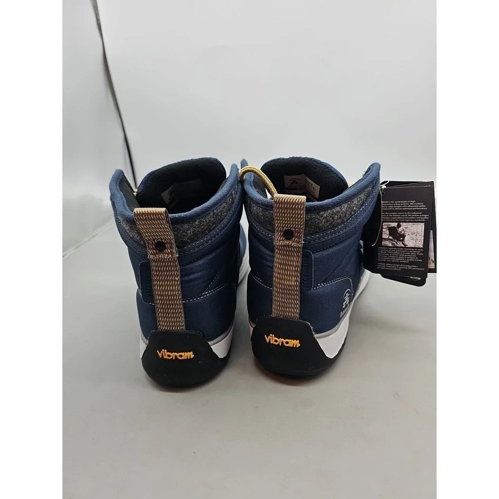 NEW Kamik Spencern Mens 8 Winter Boots -30C Blue Waterproof Insulated Vibram